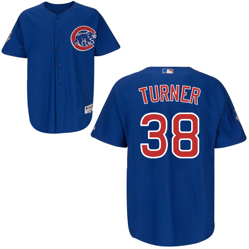 Jacob Turner #38 mlb Jersey-Chicago Cubs Women's Authentic Alternate 2 Blue Baseball Jersey